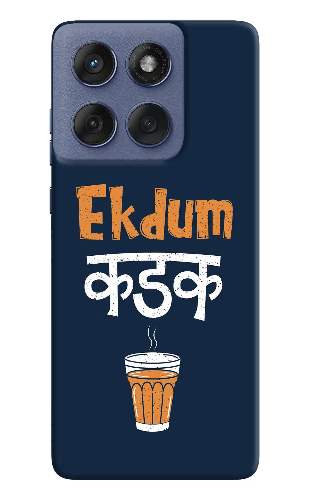 Ekdum Kadak Chai Moto Edge 60 Fusion Hard Case Back Cover by Casekaro