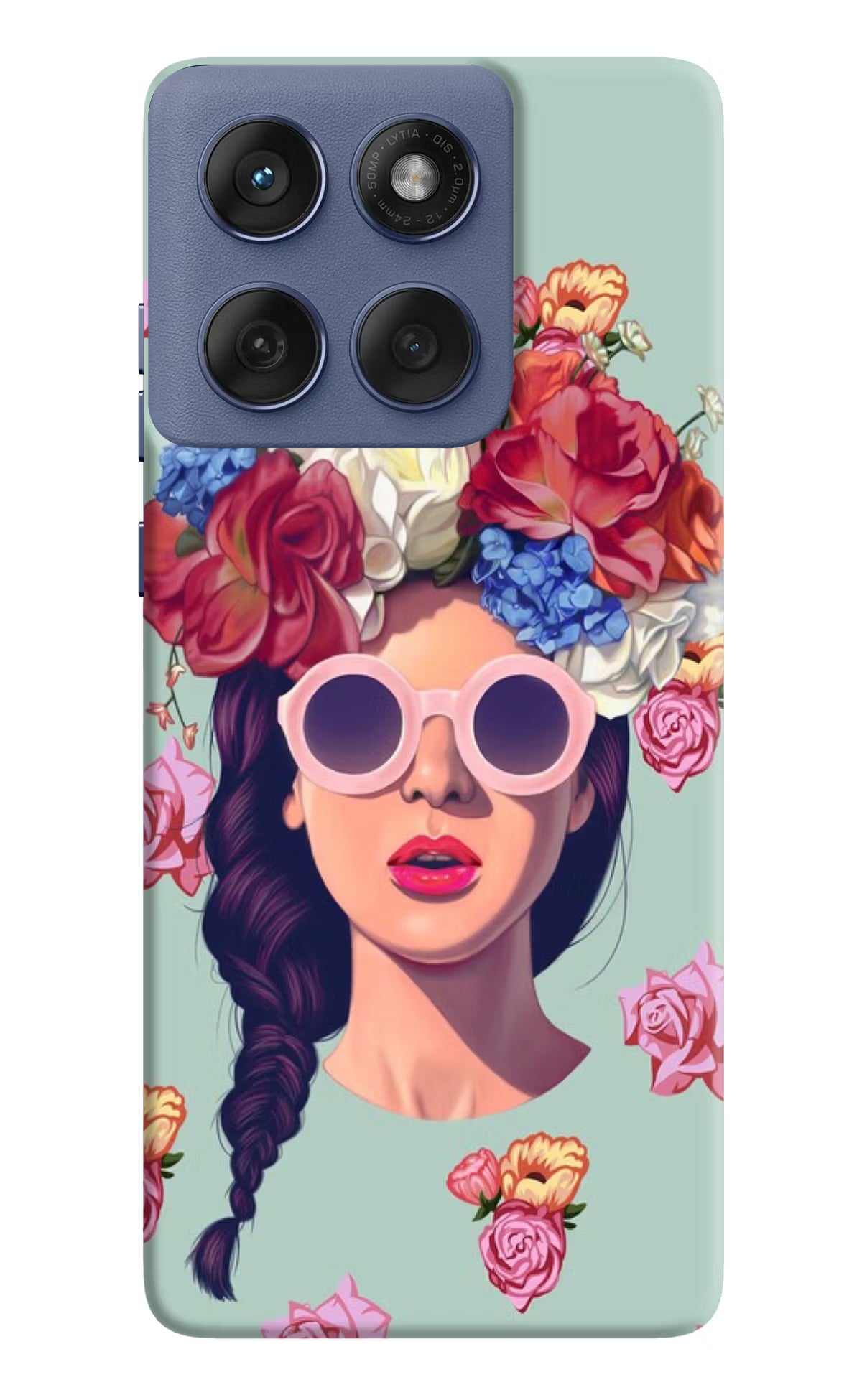 Pretty Girl Moto Edge 60 Fusion Hard Case Back Cover by Casekaro