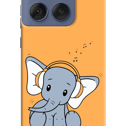 High On Music Moto Edge 60 Fusion Hard Case Back Cover by Casekaro