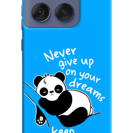 Keep Sleeping Moto Edge 60 Fusion Hard Case Back Cover by Casekaro