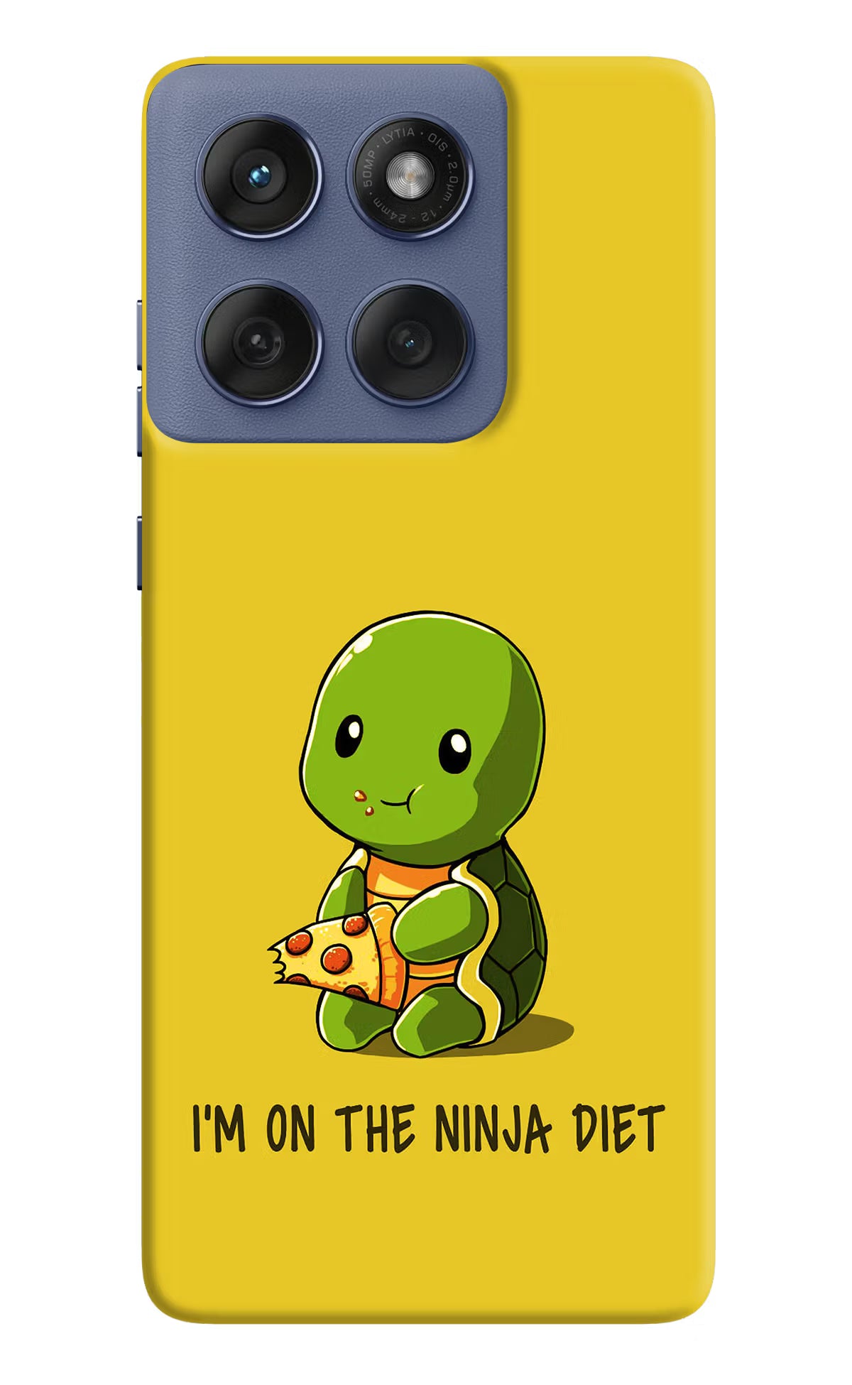 I'm on Ninja Diet Moto Edge 60 Fusion Hard Case Back Cover by Casekaro