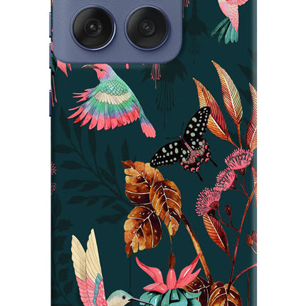 Birds Moto Edge 60 Fusion Hard Case Back Cover by Casekaro