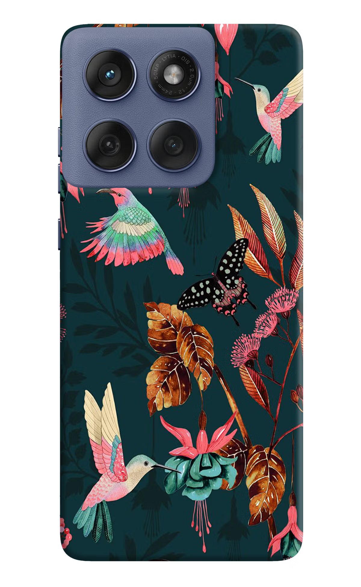 Birds Moto Edge 60 Fusion Hard Case Back Cover by Casekaro