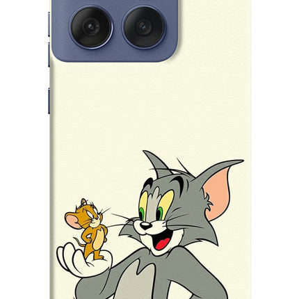 Tom & Jerry Moto Edge 60 Fusion Hard Case Back Cover by Casekaro