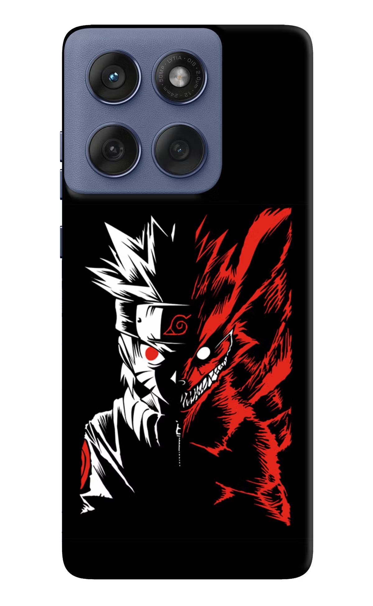 Naruto Two Face Moto Edge 60 Fusion Hard Case Back Cover by Casekaro