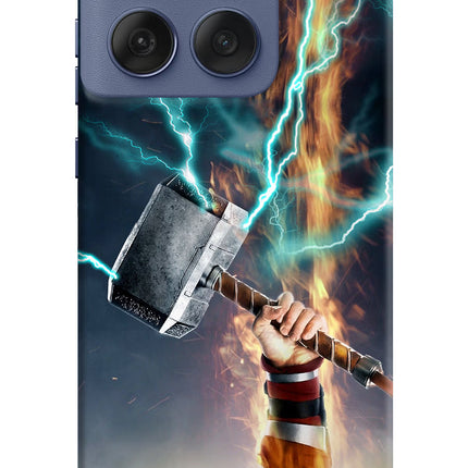 Thor Hammer Mjolnir Moto Edge 60 Fusion Hard Case Back Cover by Casekaro