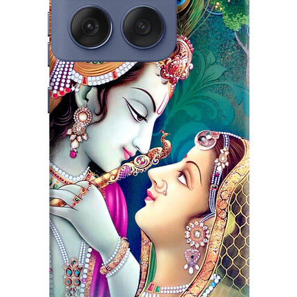 Lord Radha Krishna Moto Edge 60 Fusion Hard Case Back Cover by Casekaro