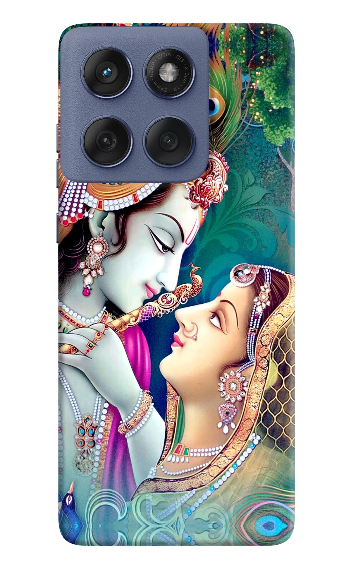 Lord Radha Krishna Moto Edge 60 Fusion Hard Case Back Cover by Casekaro