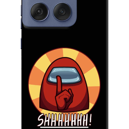 Among Us Shhh! Moto Edge 60 Fusion Hard Case Back Cover by Casekaro