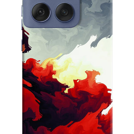 Fire Cloud Moto Edge 60 Fusion Hard Case Back Cover by Casekaro