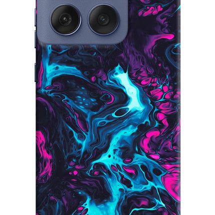 Abstract Moto Edge 60 Fusion Hard Case Back Cover by Casekaro