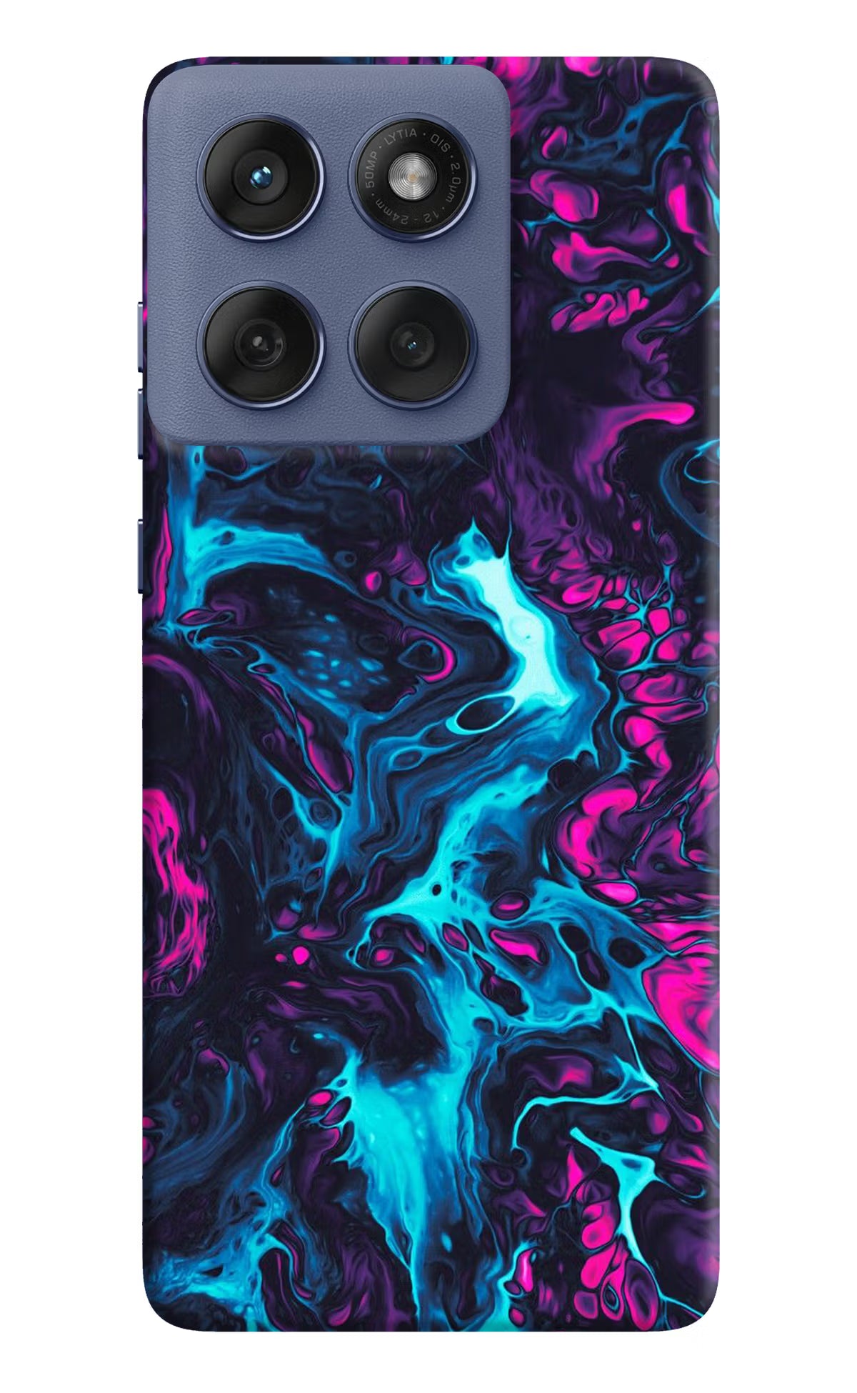 Abstract Moto Edge 60 Fusion Hard Case Back Cover by Casekaro