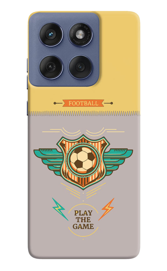 Football Moto Edge 60 Fusion Hard Case Back Cover by Casekaro