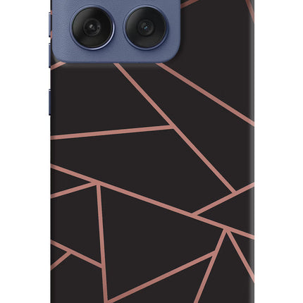 Geometric Pattern Moto Edge 60 Fusion Hard Case Back Cover by Casekaro