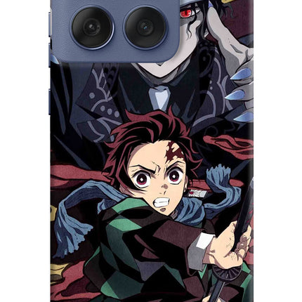 Demon Slayer Moto Edge 60 Fusion Hard Case Back Cover by Casekaro