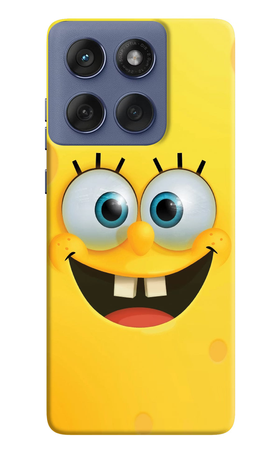 Sponge 1 Moto Edge 60 Fusion Back Cover, Hard case