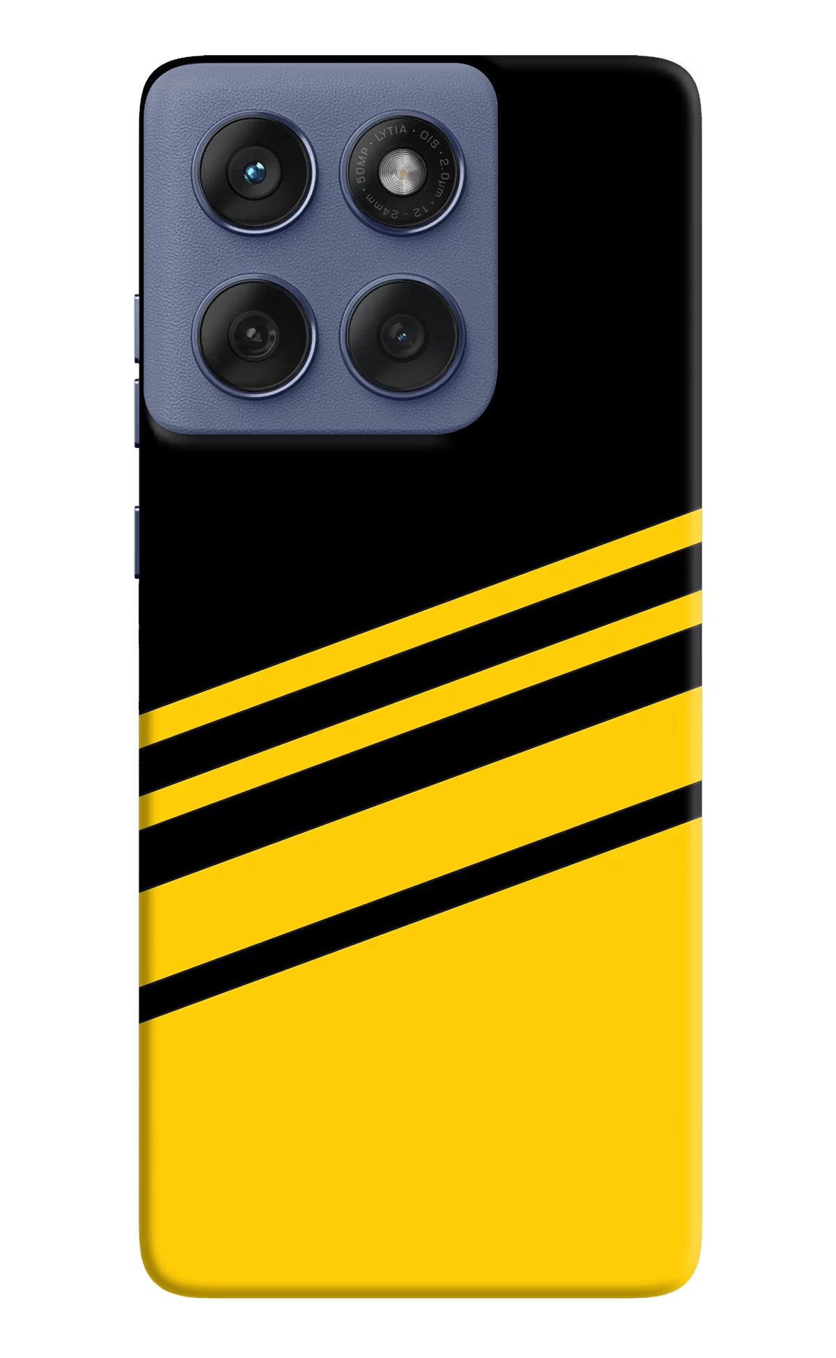 Yellow Shades Moto Edge 60 Fusion Hard Case Back Cover by Casekaro