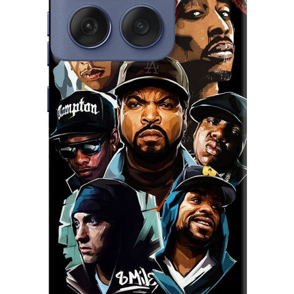 Rappers Moto Edge 60 Fusion Hard Case Back Cover by Casekaro