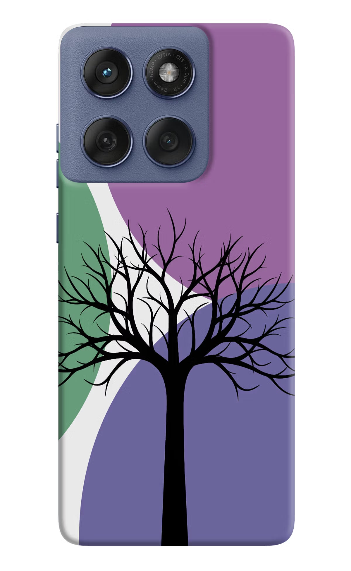 Tree Art Moto Edge 60 Fusion Hard Case Back Cover by Casekaro