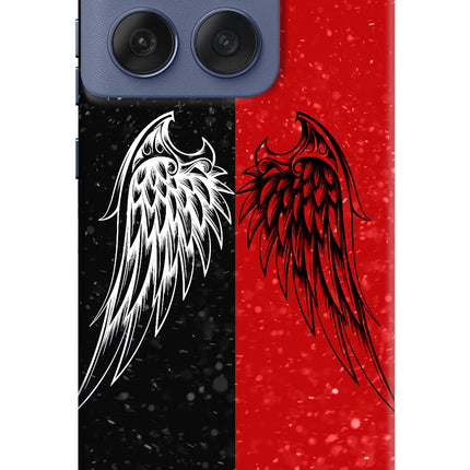 Wings Moto Edge 60 Fusion Hard Case Back Cover by Casekaro