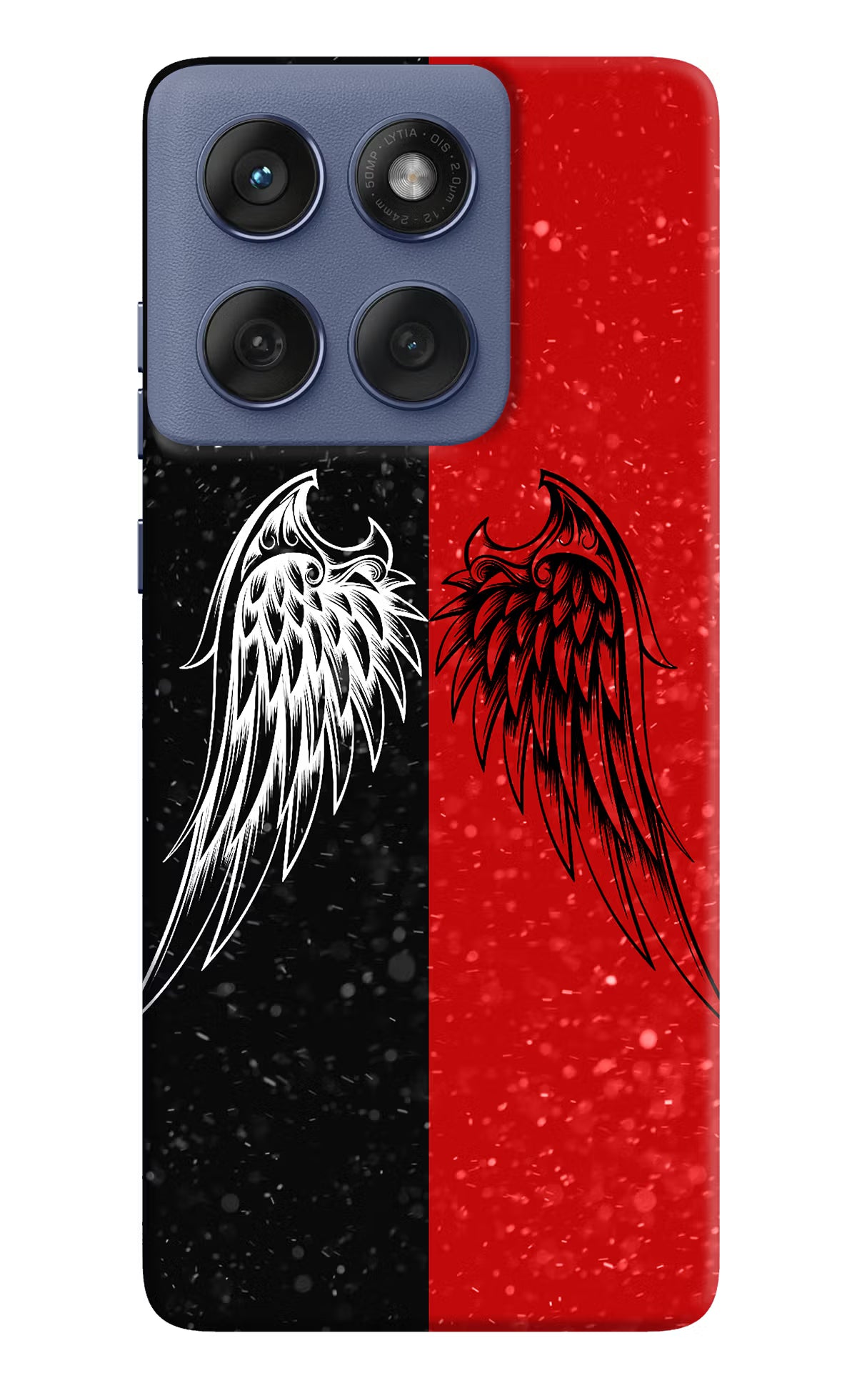 Wings Moto Edge 60 Fusion Hard Case Back Cover by Casekaro