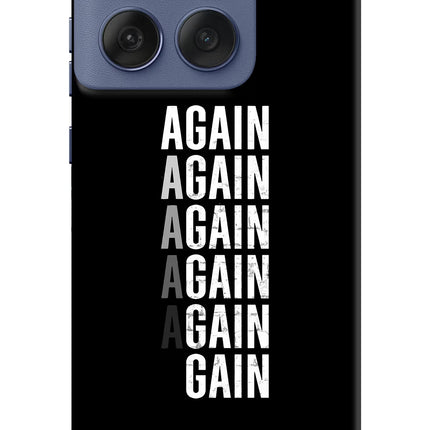 Again Again Gain Moto Edge 60 Fusion Hard Case Back Cover by Casekaro