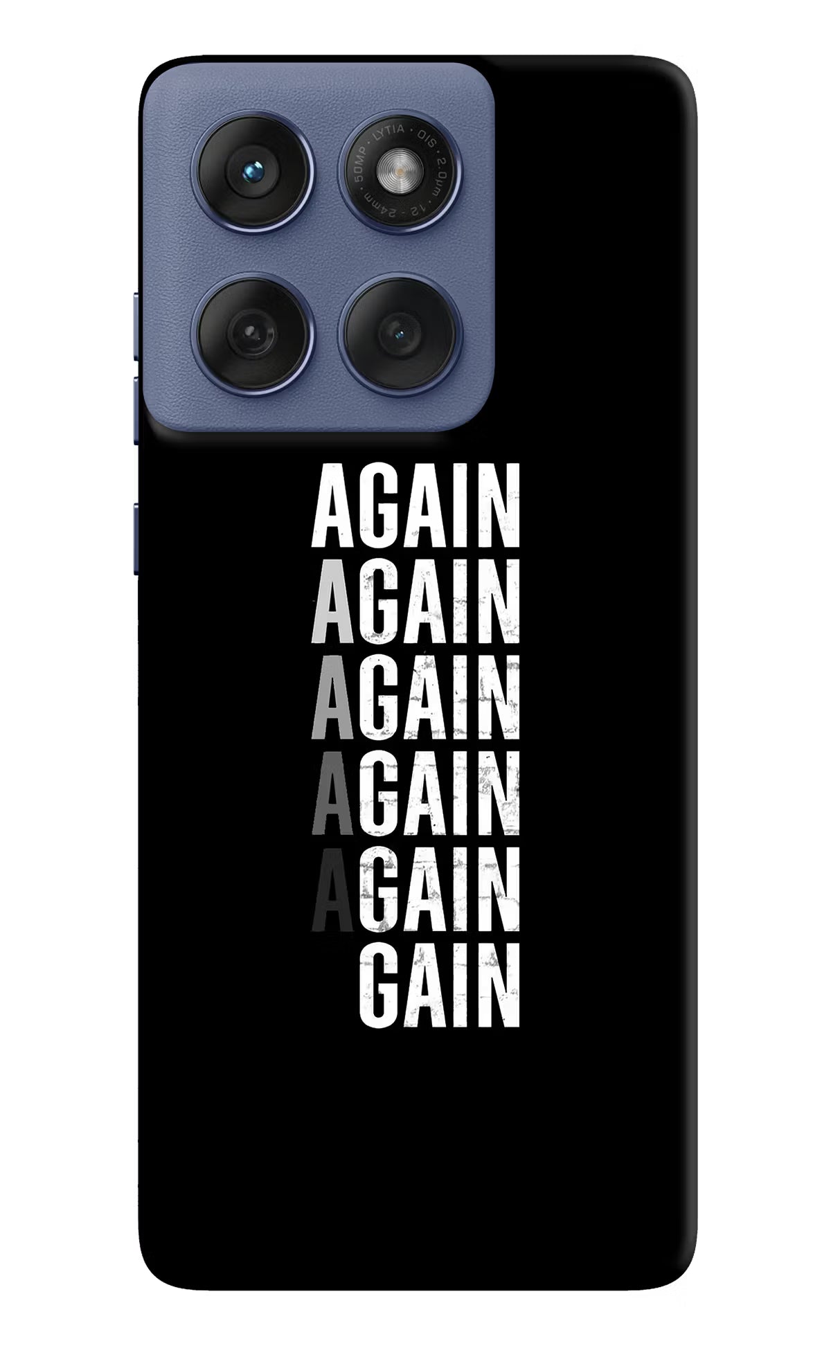 Again Again Gain Moto Edge 60 Fusion Hard Case Back Cover by Casekaro