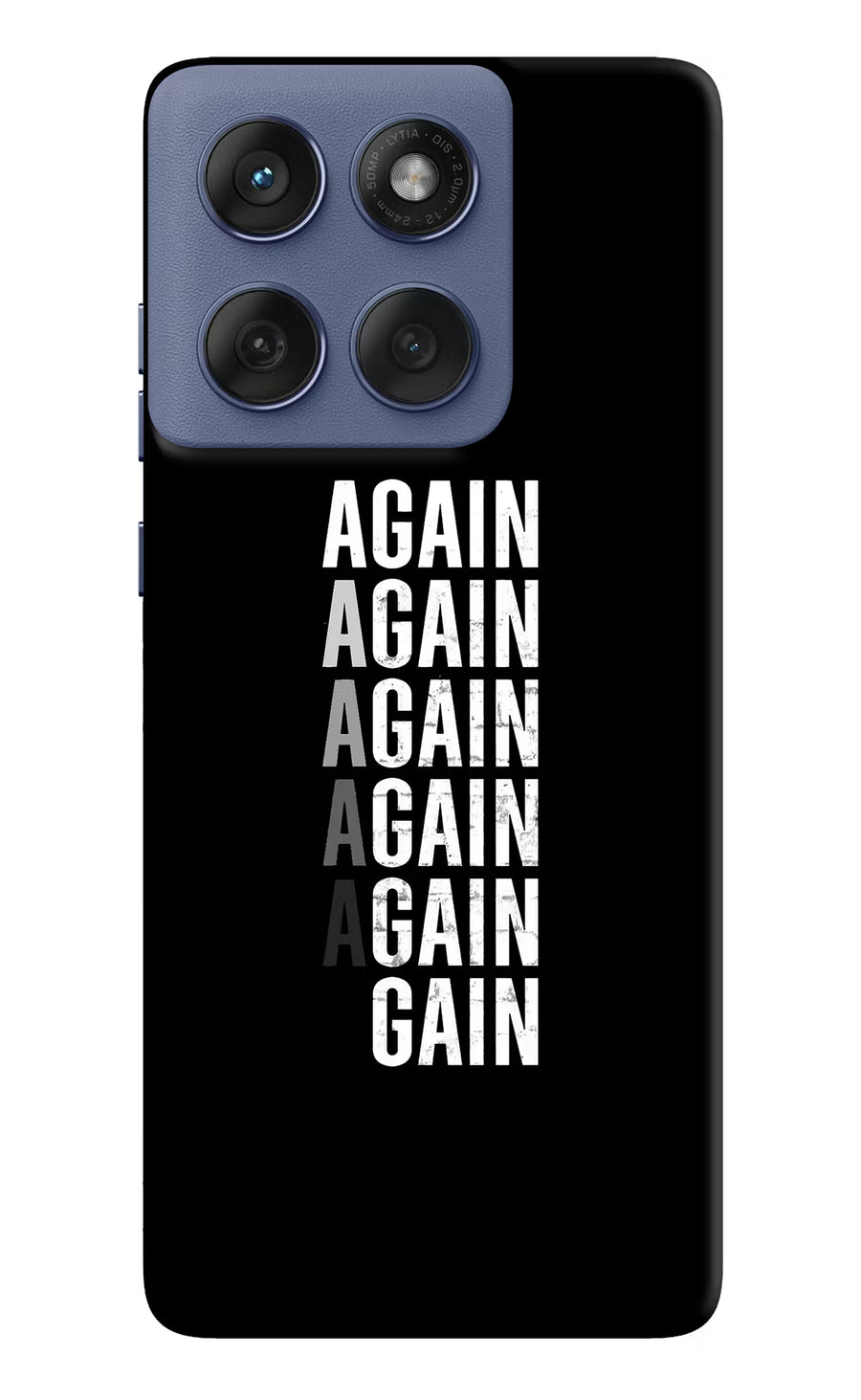 Again Again Gain Moto Edge 60 Fusion Back Cover, Hard case