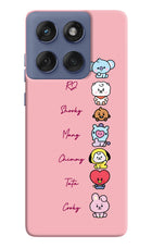 BTS names Moto Edge 60 Fusion Hard Case Back Cover by Casekaro
