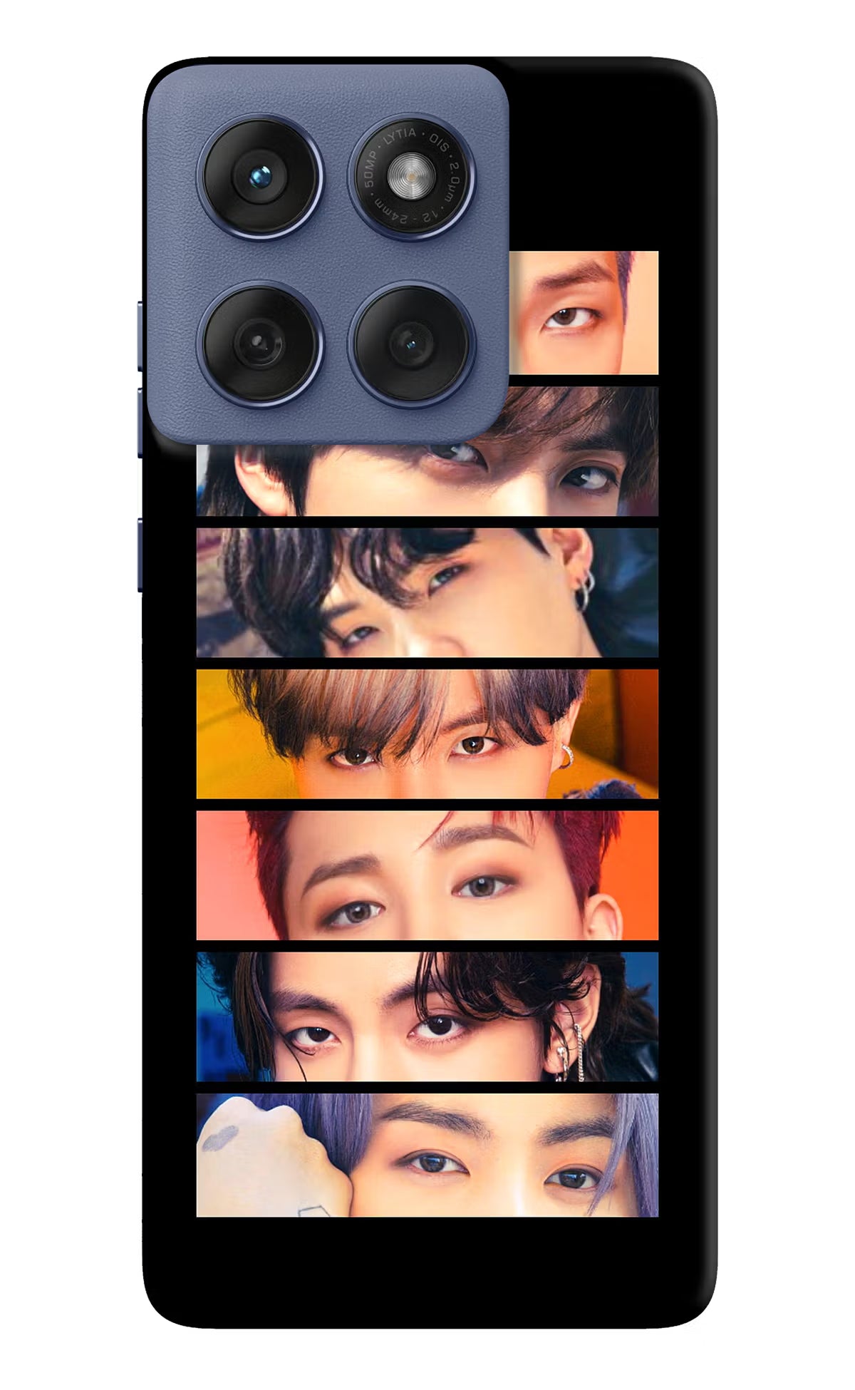 BTS Eyes Moto Edge 60 Fusion Hard Case Back Cover by Casekaro