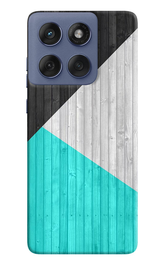 Wooden Abstract Moto Edge 60 Fusion Hard Case Back Cover by Casekaro