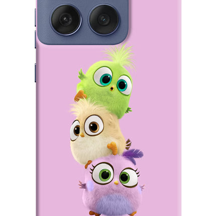 Cute Little Birds Moto Edge 60 Fusion Hard Case Back Cover by Casekaro