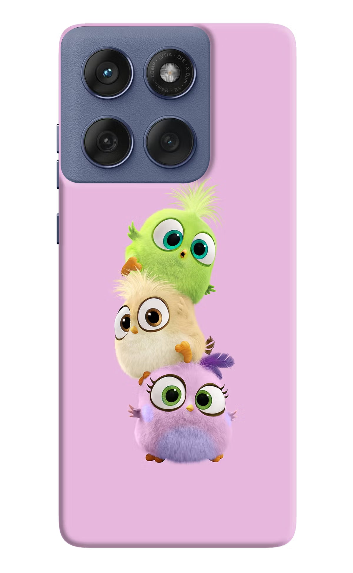 Cute Little Birds Moto Edge 60 Fusion Hard Case Back Cover by Casekaro