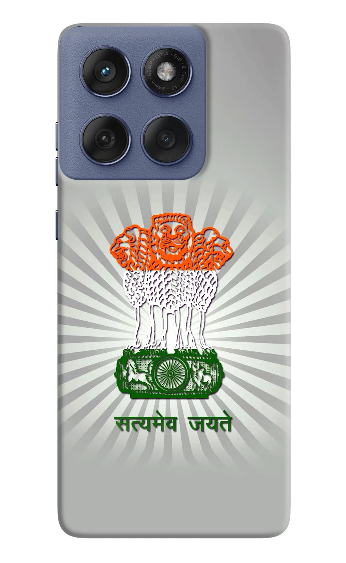Satyamev Jayate Art Moto Edge 60 Fusion Hard Case Back Cover by Casekaro