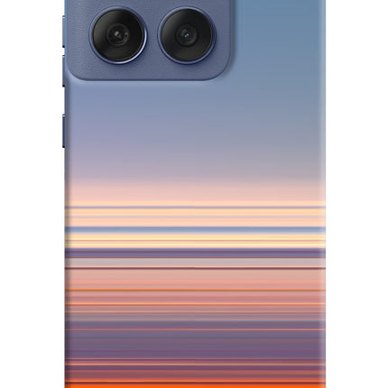 Morning Colors Moto Edge 60 Fusion Hard Case Back Cover by Casekaro