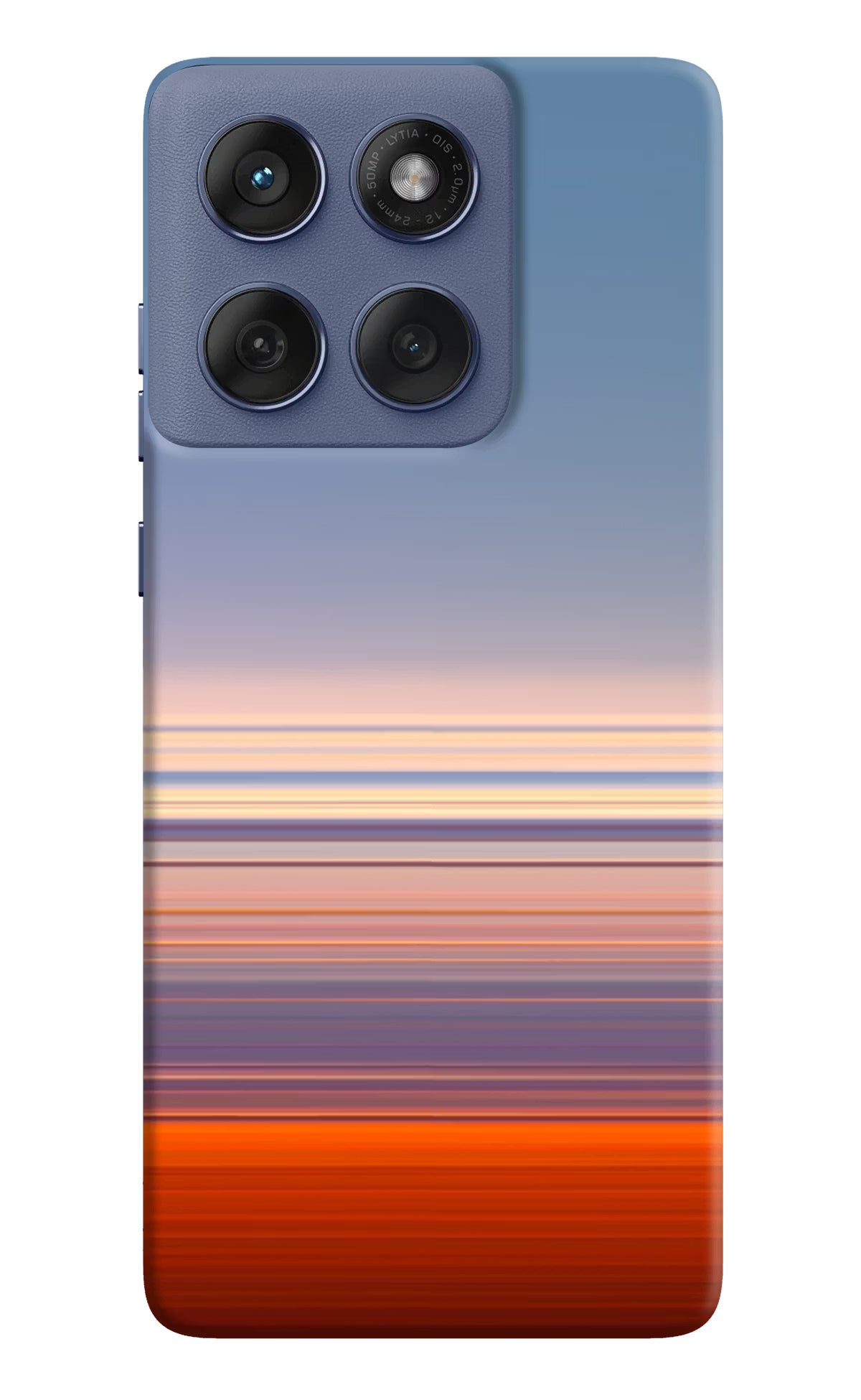 Morning Colors Moto Edge 60 Fusion Hard Case Back Cover by Casekaro