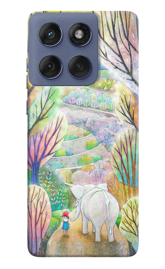 Nature Painting Moto Edge 60 Fusion Hard Case Back Cover by Casekaro