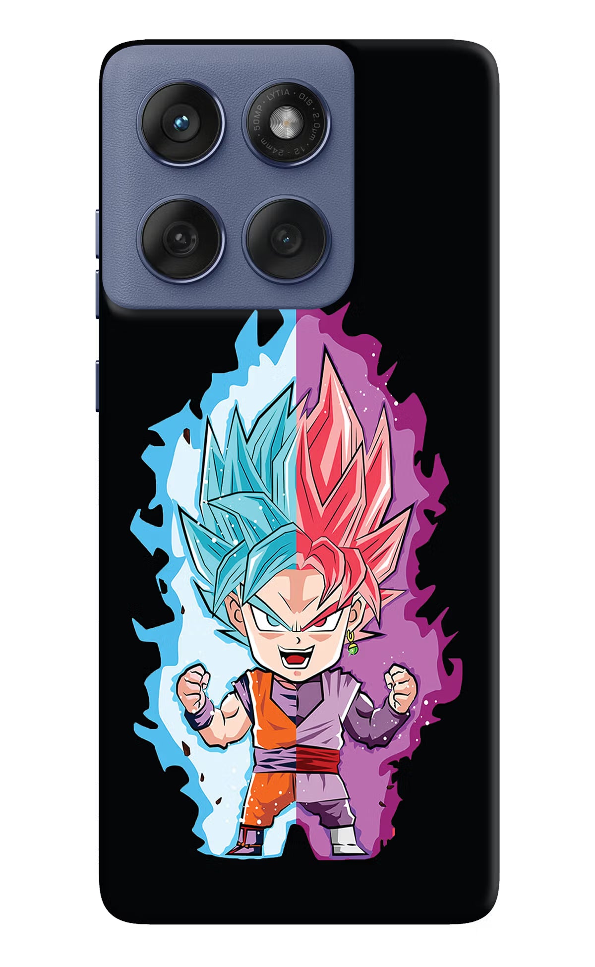 Chota Goku Moto Edge 60 Fusion Hard Case Back Cover by Casekaro