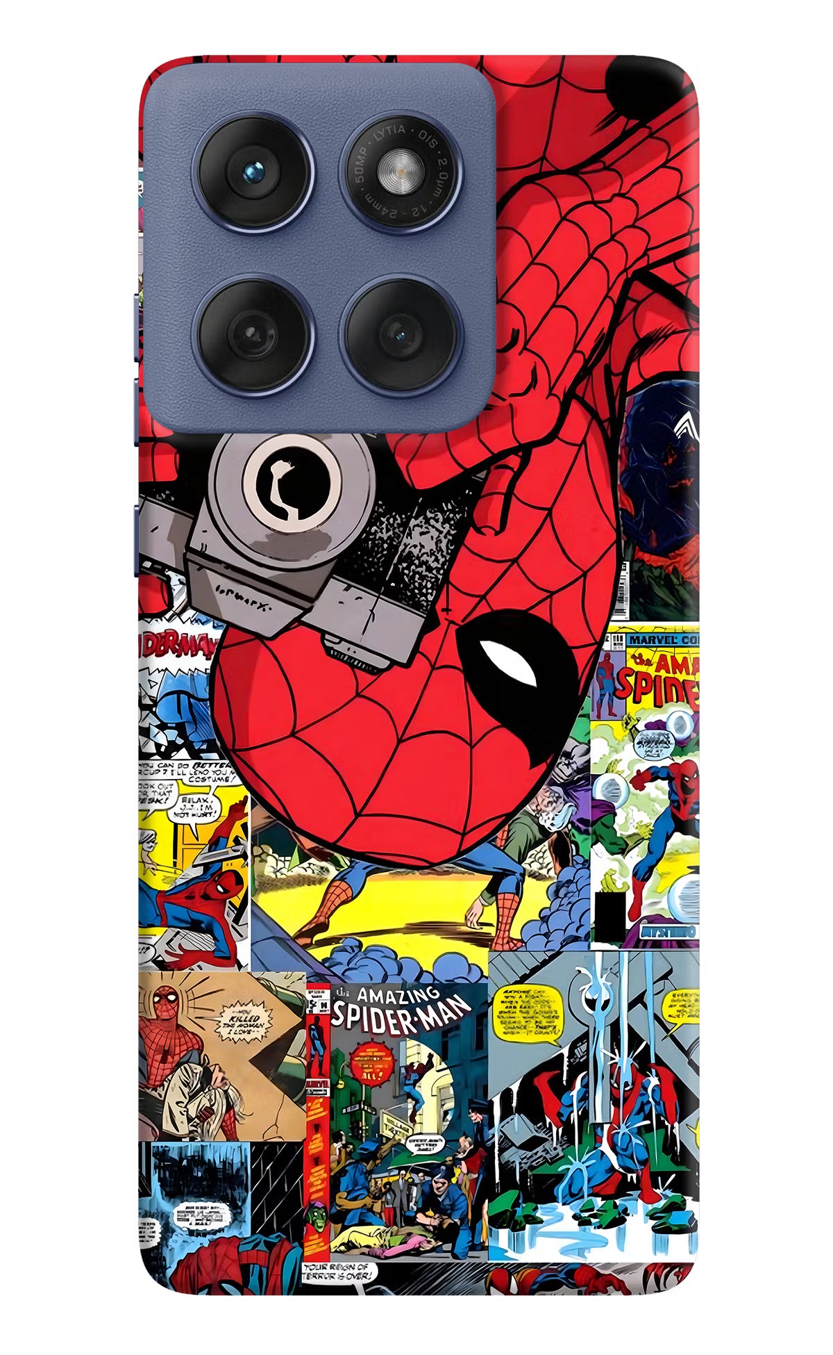 Spider Man Moto Edge 60 Fusion Hard Case Back Cover by Casekaro