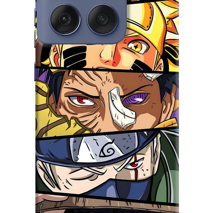 Naruto Character Moto Edge 60 Fusion Hard Case Back Cover by Casekaro