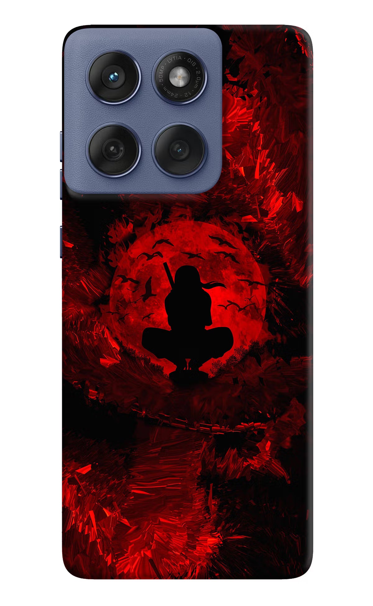 Itachi Uchiha Moto Edge 60 Fusion Hard Case Back Cover by Casekaro