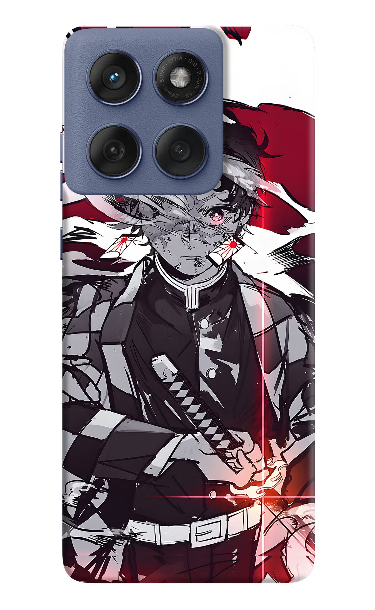 Demon Slayer Moto Edge 60 Fusion Hard Case Back Cover by Casekaro