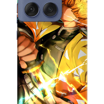 Demon Slayer Moto Edge 60 Fusion Hard Case Back Cover by Casekaro