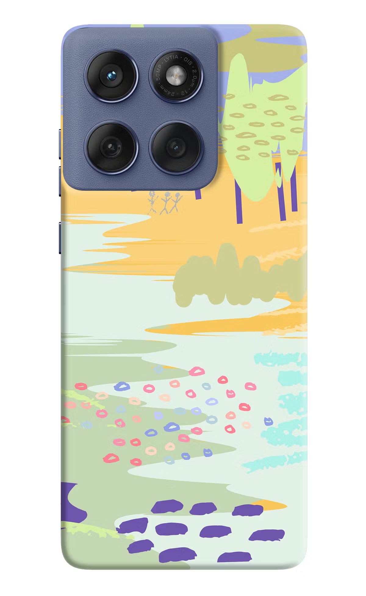 Scenery Moto Edge 60 Fusion Hard Case Back Cover by Casekaro