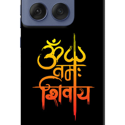 Om Namah Shivay Moto Edge 60 Fusion Hard Case Back Cover by Casekaro