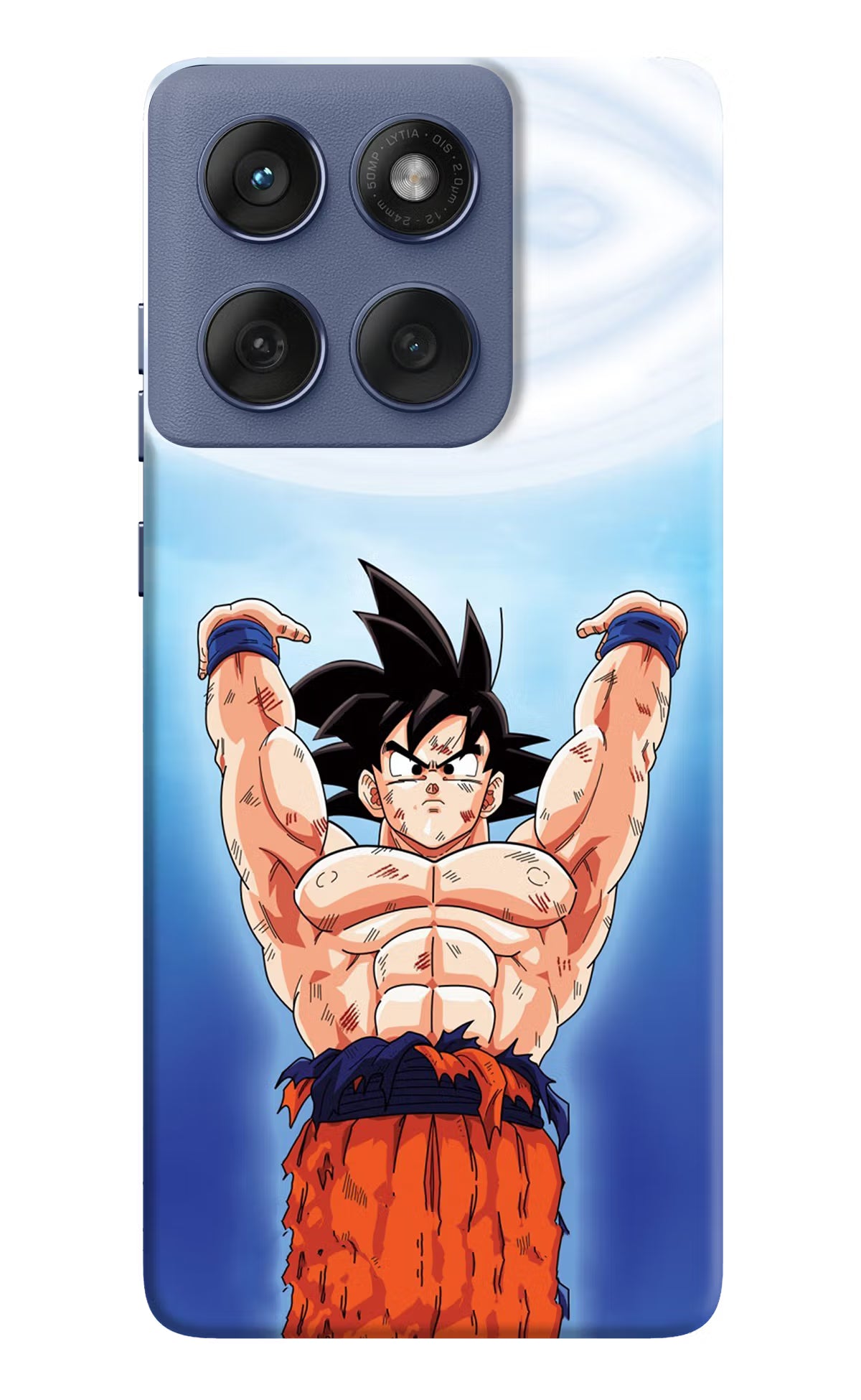 Goku Power Moto Edge 60 Fusion Hard Case Back Cover by Casekaro