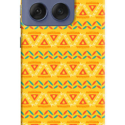 Tribal Pattern Moto Edge 60 Fusion Hard Case Back Cover by Casekaro