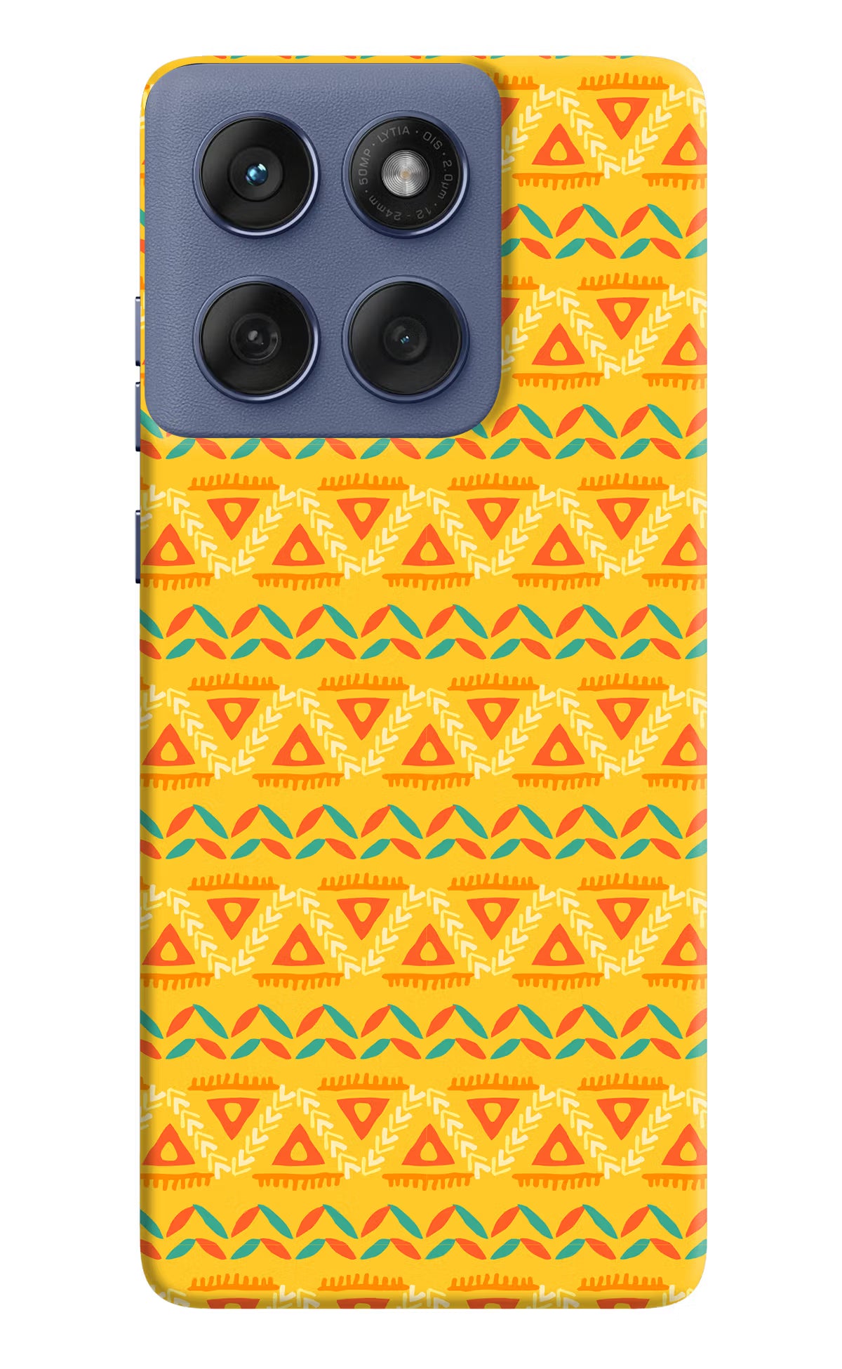 Tribal Pattern Moto Edge 60 Fusion Hard Case Back Cover by Casekaro