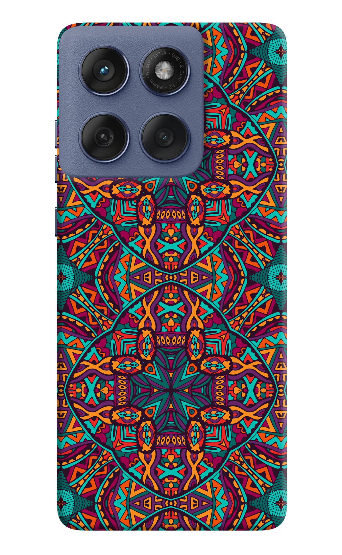Colour Mandala Moto Edge 60 Fusion Hard Case Back Cover by Casekaro
