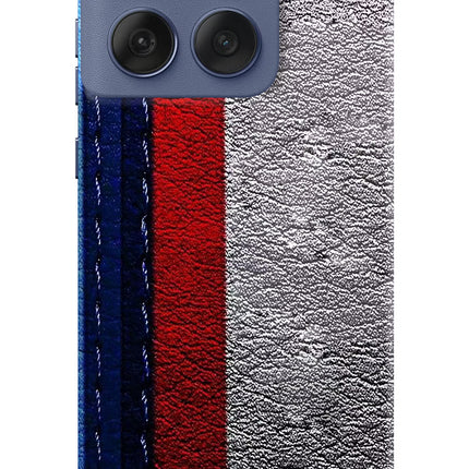 BMW Stripes Moto Edge 60 Fusion Hard Case Back Cover by Casekaro